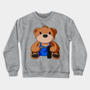 Mechanic Teddy Bear Crewneck Sweatshirt